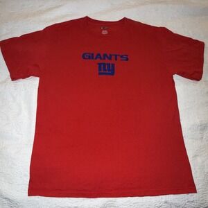 New York Giants NFL Red Boxy Fit T-Shirt Mens Large Team Apparel